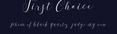 First Choice by Konstantine Studio — Script Handwritten Font — thumbnail 2