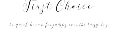 First Choice by Konstantine Studio — Script Handwritten Font — thumbnail 1