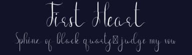 First Heart by Edric Studio — Script Handwritten Font — thumbnail 2