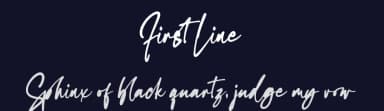 First Line by NJ Studio — Script Handwritten Font — thumbnail 2