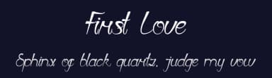 First Love by weknow — Script Handwritten Font — thumbnail 2