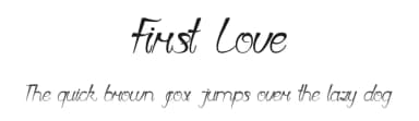 First Love by weknow — Script Handwritten Font — thumbnail 1