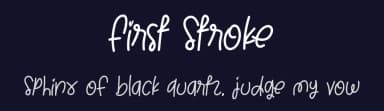 First Stroke by Kateeng Ciu — Script Handwritten Font — thumbnail 2