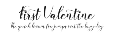 First Valentine by Sarif Letter — Script Handwritten Font — thumbnail 1