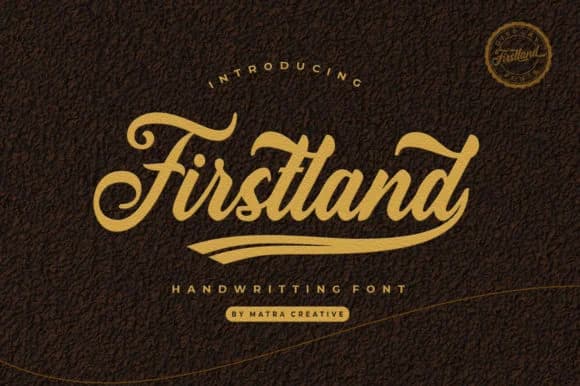 Firstland Font by Matra Creative — Script Handwritten Font