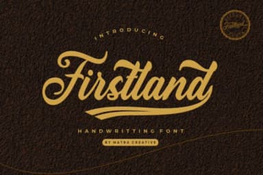 Firstland Font by Matra Creative — Script Handwritten Font — thumbnail 1