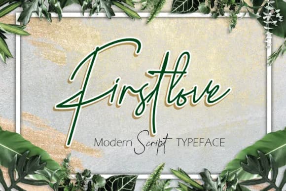 Firstlove Font by emanesdsign — Script Handwritten Font