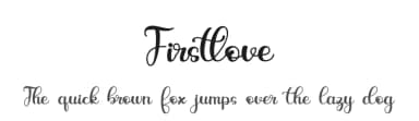 Firstlove by Letterafa Studio — Script Handwritten Font — thumbnail 1