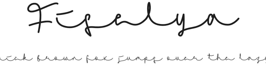 Fiselya by Typer Std — Script Handwritten Font — preview 1
