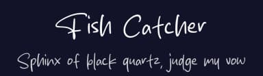 Fish Catcher by MJType — Script Handwritten Font — thumbnail 2
