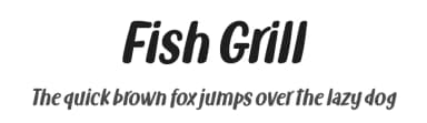 Fish Grill by 7NTypes — Script Handwritten Font — thumbnail 1