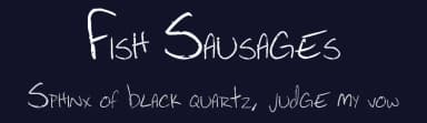 Fish Sausages by Fish Sausages — Script Handwritten Font — thumbnail 2