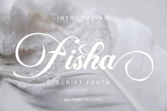Fisha Script Font by Febri Creative — Script Handwritten Font