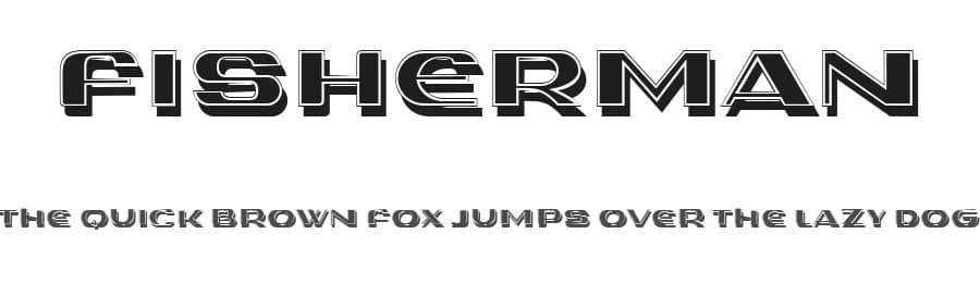 Fisherman by Vladimir Nikolic — Sans Serif Font