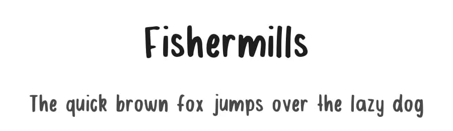Fishermills by Joe O'Connor — Script Handwritten Font