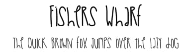 Fishers Wharf by Des Gomez — Script Handwritten Font — thumbnail 1