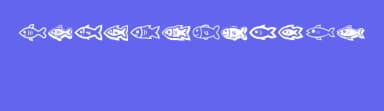 Fishes by Vladimir Nikolic — Dingbats Font — thumbnail 3