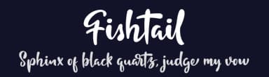 Fishtail by Kong Font — Script Handwritten Font — thumbnail 2