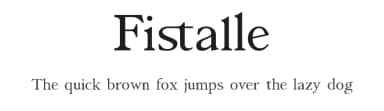 Fistalle by Font Kingdom — Serif Font — thumbnail 1