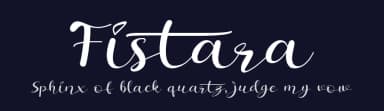 Fistara by Dankin' Don — Script Handwritten Font — thumbnail 2