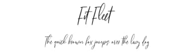 Fit Fleet by Maulana Creative — Script Handwritten Font — thumbnail 1