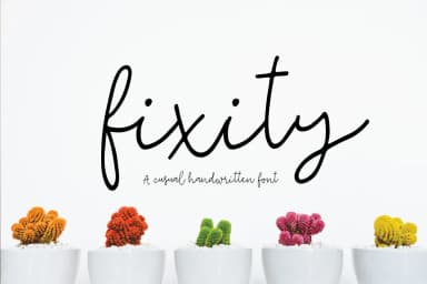 Fixity Font by Studio_Art — Script Handwritten Font — thumbnail 1