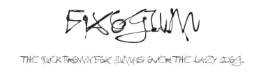 Fixogum by ingoFonts — Script Handwritten Font — thumbnail 1