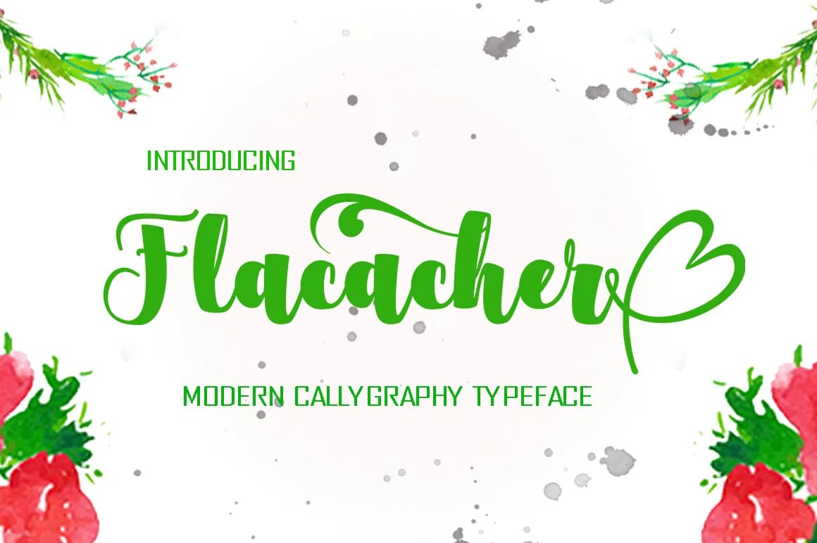 Flacacher Font by Polem — Script Handwritten Font