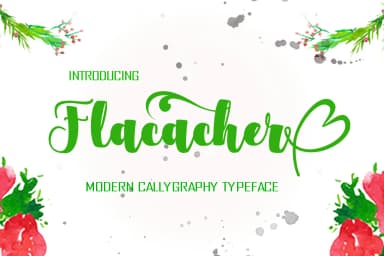 Flacacher Font by Polem — Script Handwritten Font — thumbnail 1