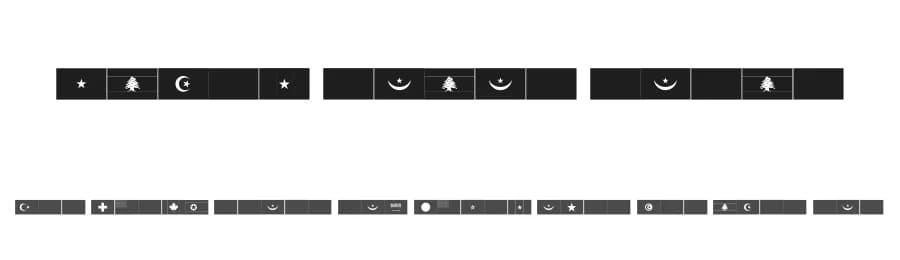 Flags Color World by elharrak — Dingbats Font