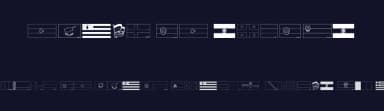 Flags of Europe by Ding Bang — Dingbats Font — thumbnail 2