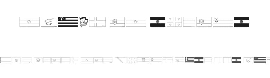 Flags of Europe by Ding Bang — Dingbats Font