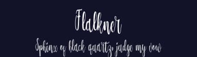 Flalkner by cropstudio — Script Handwritten Font — thumbnail 2