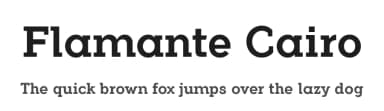 Flamante Cairo by deFharo — Serif Font — thumbnail 1
