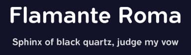 Flamante Roma by deFharo — Sans Serif Font — thumbnail 2