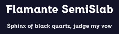 Flamante SemiSlab by deFharo — Serif Font — thumbnail 2