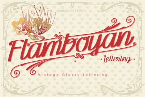 Flamboyan Font by inumocca_type — Script Handwritten Font — preview 1