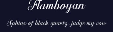 Flamboyan by Agus Abdurrokhim — Script Handwritten Font — thumbnail 2