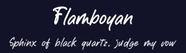 Flamboyan by Projectype — Script Handwritten Font — thumbnail 2