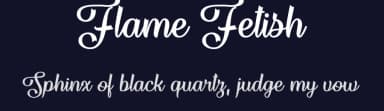 Flame Fetish by Misti's Fonts — Script Handwritten Font — thumbnail 2
