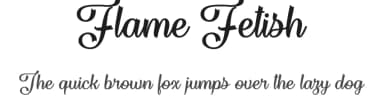 Flame Fetish by Misti's Fonts — Script Handwritten Font — thumbnail 1