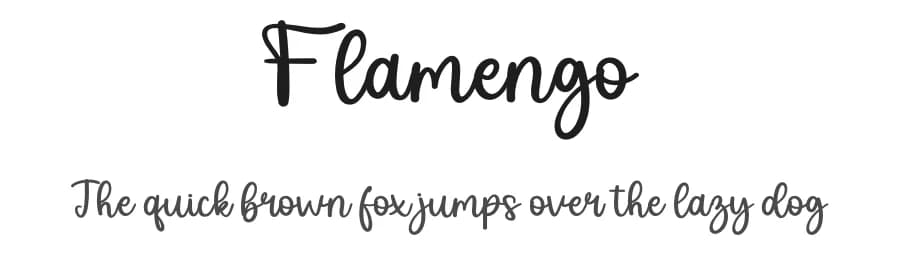 Flamengo by Erlina Graphic — Script Handwritten Font