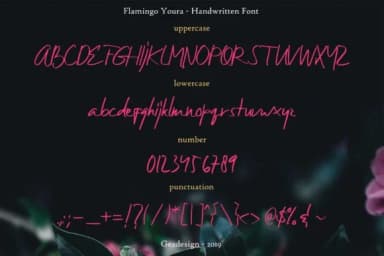 Flamingo Youra Font by geadesign — Script Handwritten Font — thumbnail 2