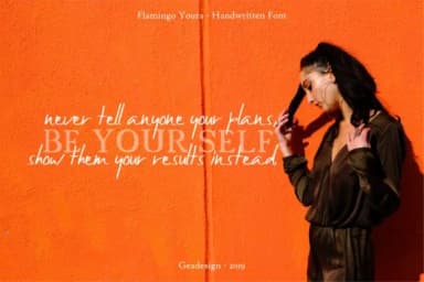 Flamingo Youra Font by geadesign — Script Handwritten Font — thumbnail 4