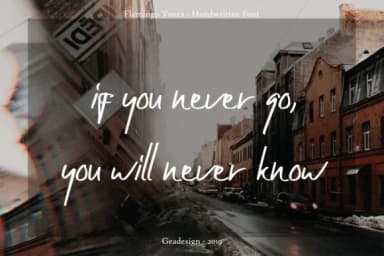 Flamingo Youra Font by geadesign — Script Handwritten Font — thumbnail 5