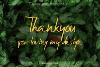 Flamingo Youra Font by geadesign — Script Handwritten Font — thumbnail 6