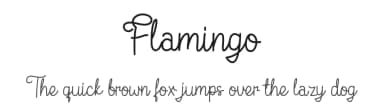 Flamingo by Trim Studio — Script Handwritten Font — thumbnail 1