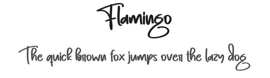 Flamingo by Scratchones — Script Handwritten Font