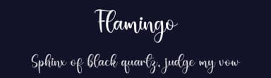 Flamingo by Nirmala Creative — Script Handwritten Font — thumbnail 2