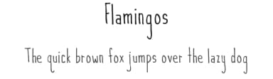 Flamingos by Wellscript Studio — Script Handwritten Font — thumbnail 1